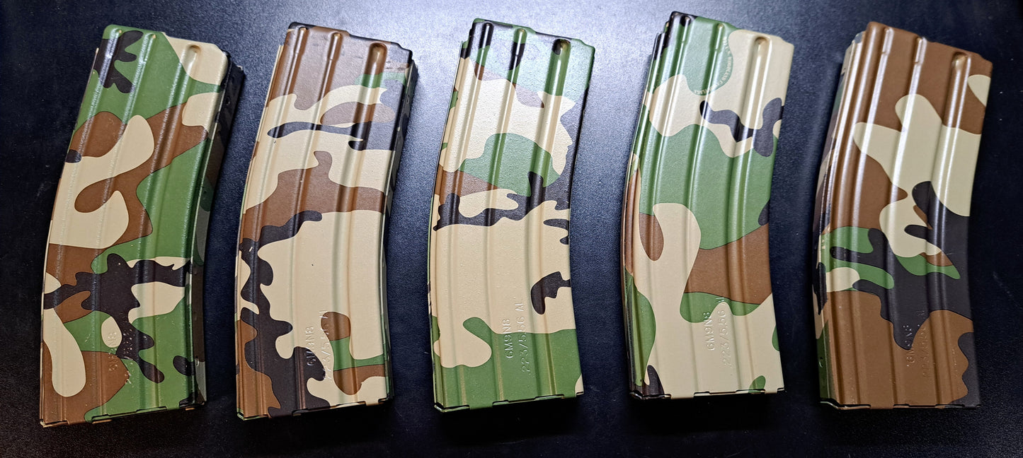 Hydro dipped m81 Duramags