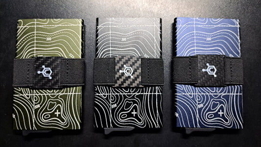 Code 118 RFID blocking topogtaphy wallets