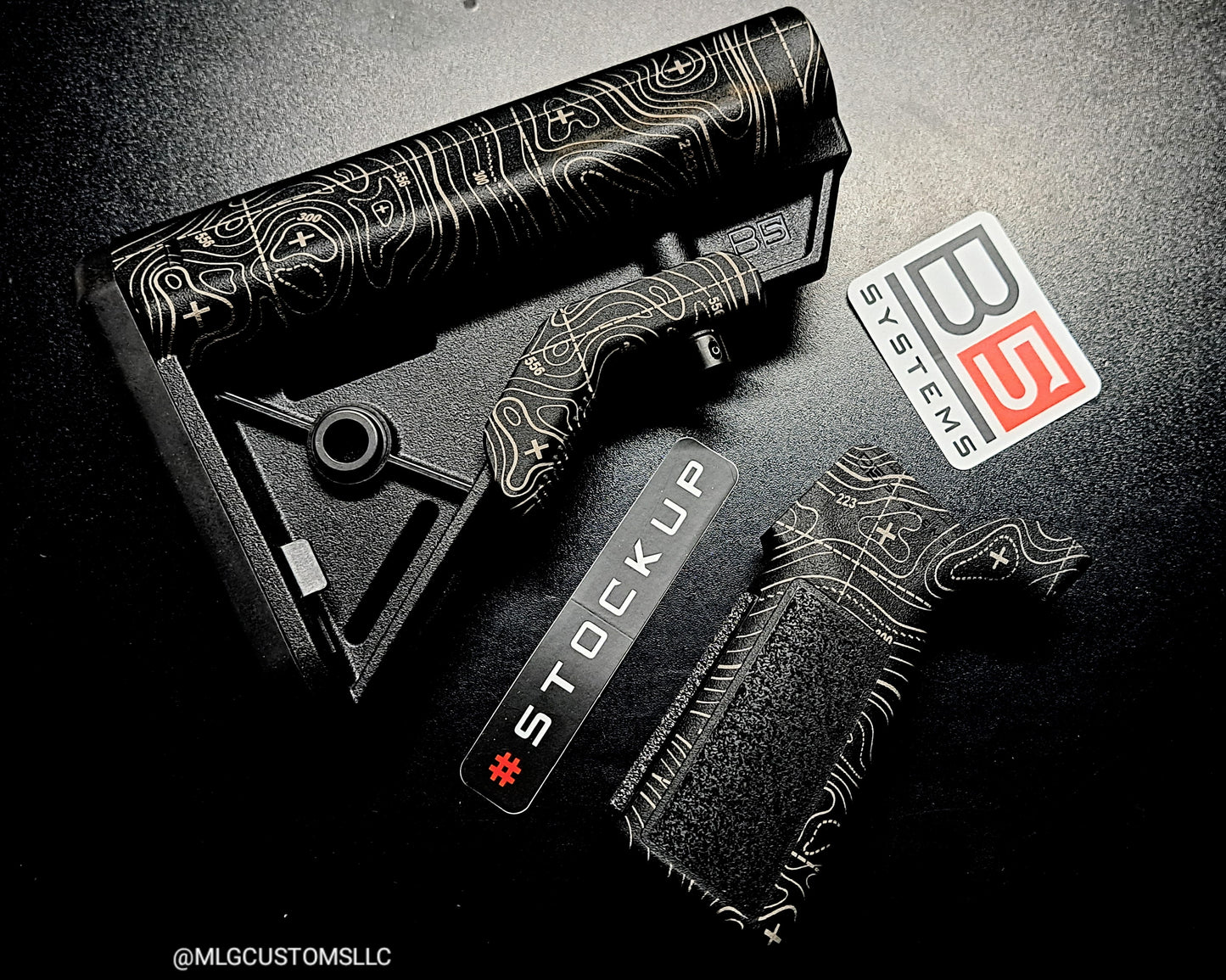 Topo B5 Systems bravo stock & grip set