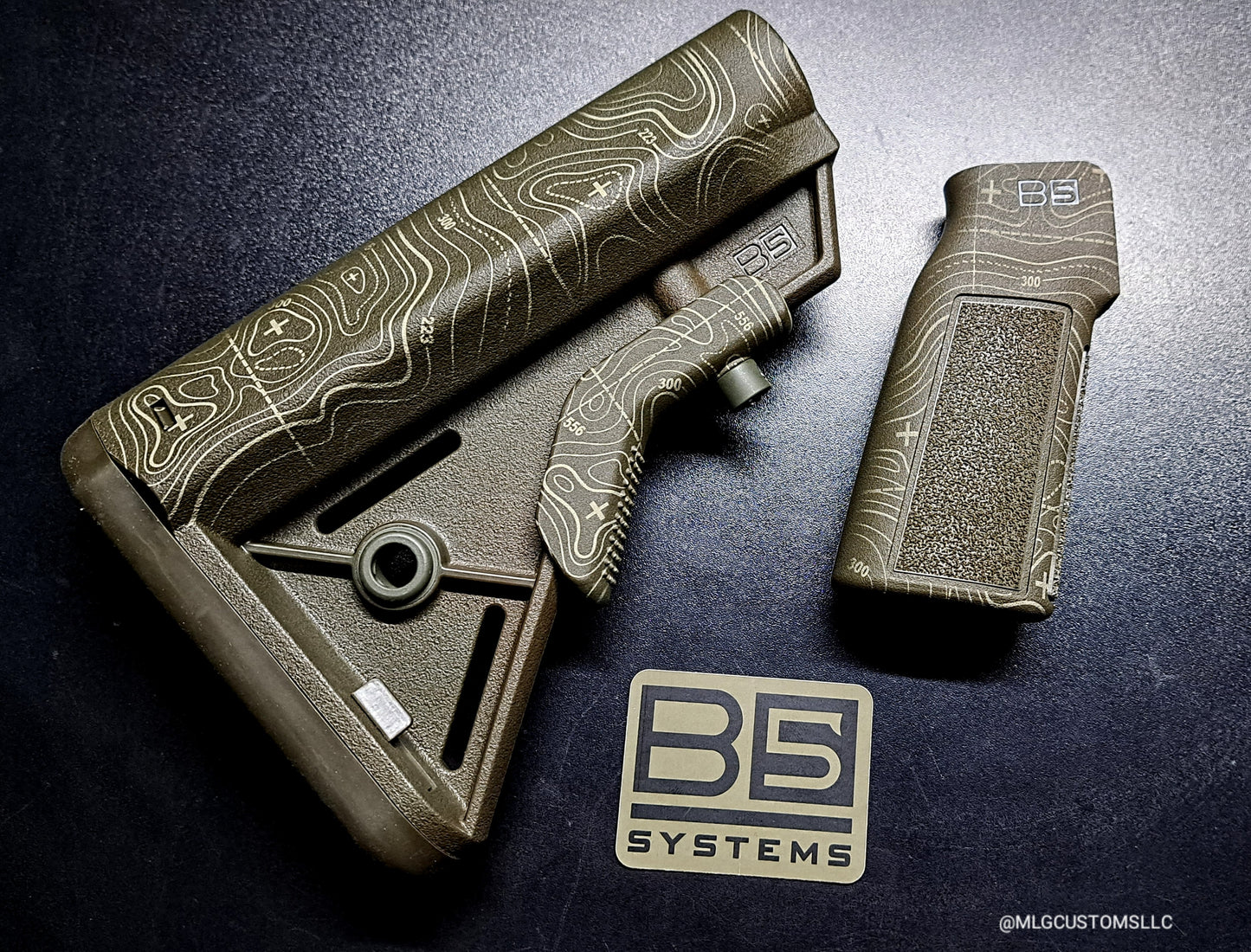 Topo B5 Systems bravo stock & grip set