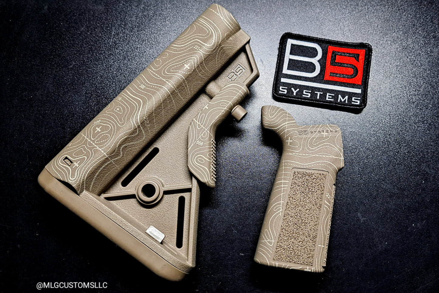 Topo B5 Systems bravo stock & grip set