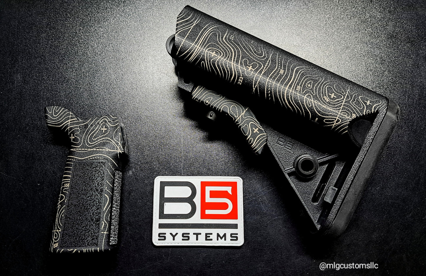 Topo B5 systems Enhanced sopmod and grip set