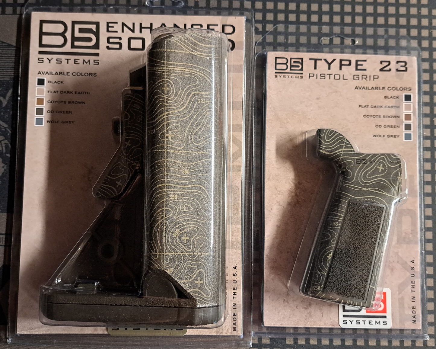 Topo B5 systems Enhanced sopmod and grip set