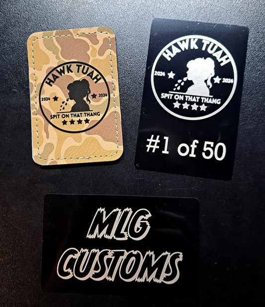 Hawk Tuah patches