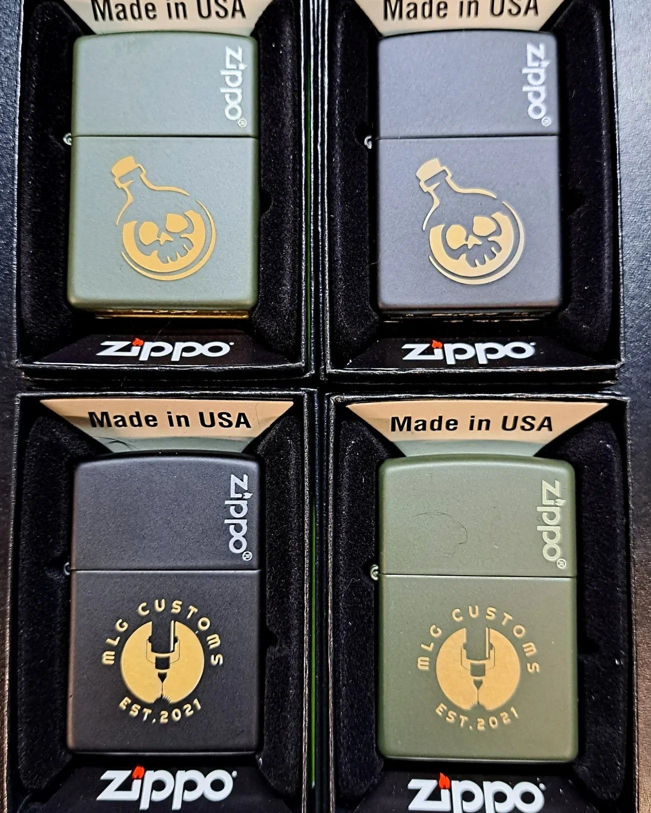 Laser Engraved Zippos